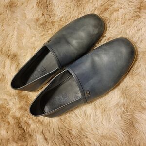 men's Salvatore Ferragamo blue leather shoes, size 13